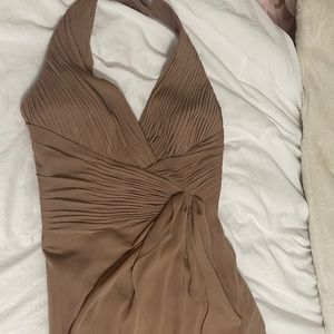 Light brown formal dress